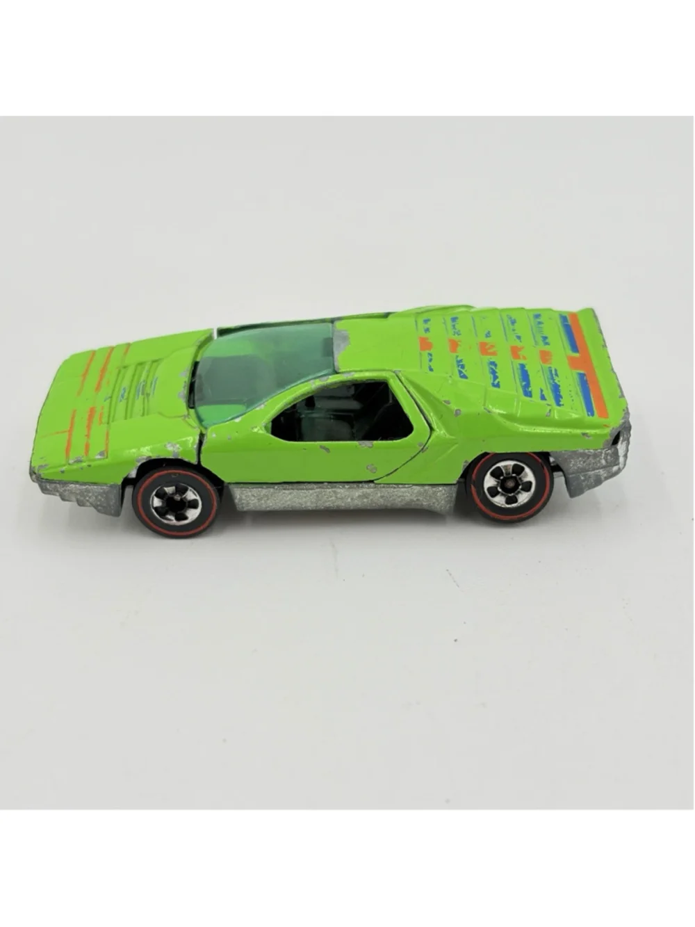 Vintage 1969 Hot Wheels Redline Carabo Green Gullwing Hong Kong